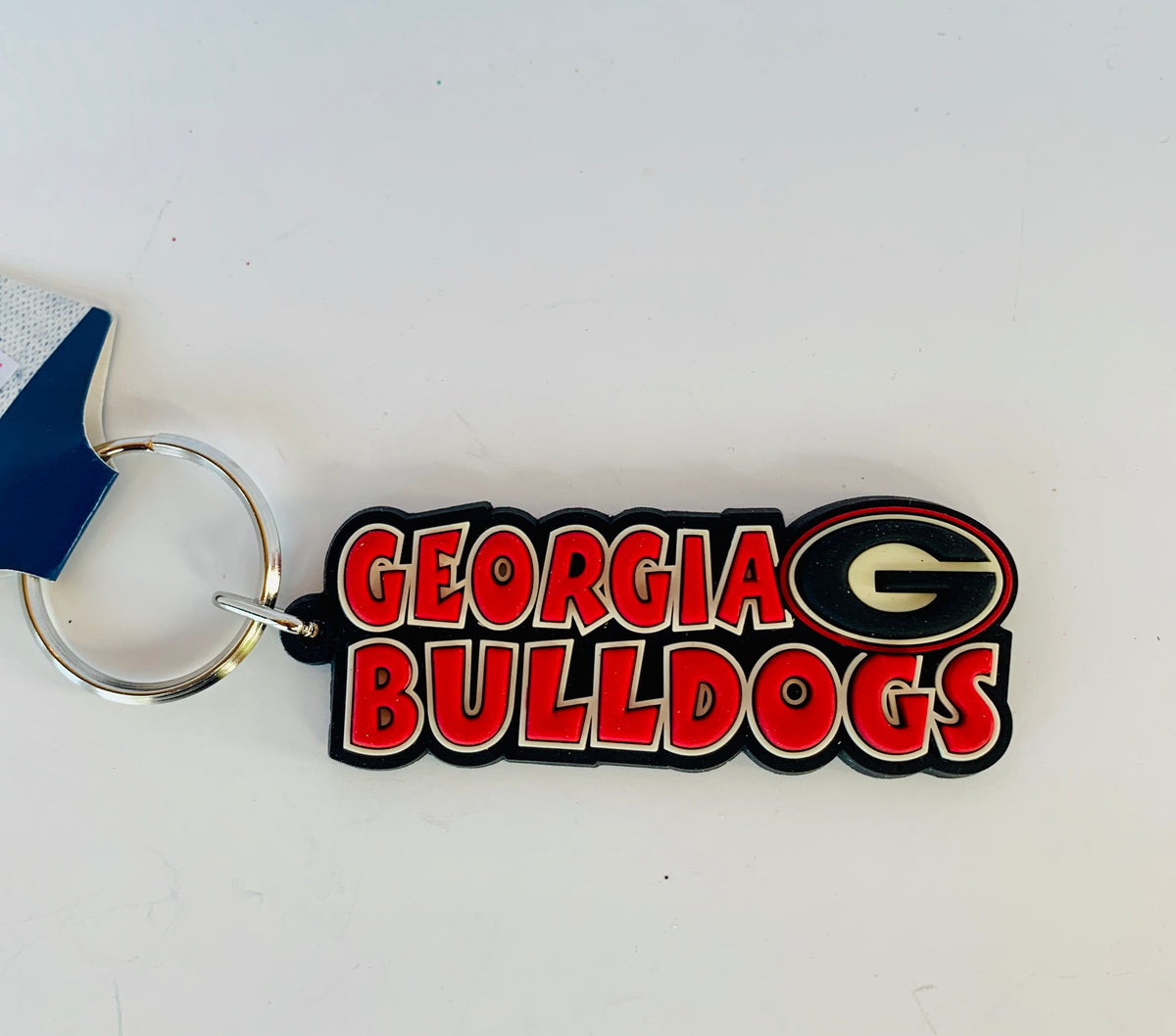UGA PVC Festive Keychain Whimsy Daisy Holiday Shop