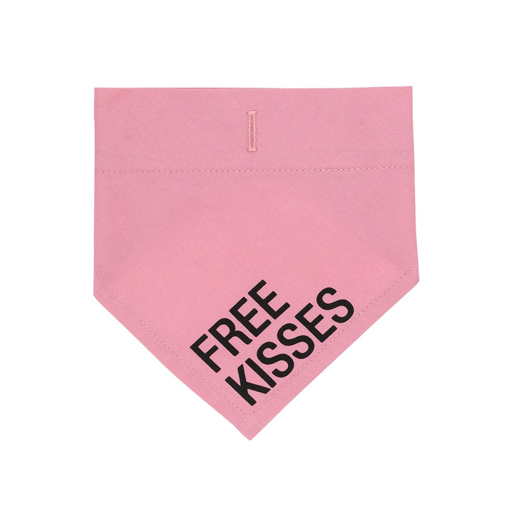 Free Kisses Dog Bandana