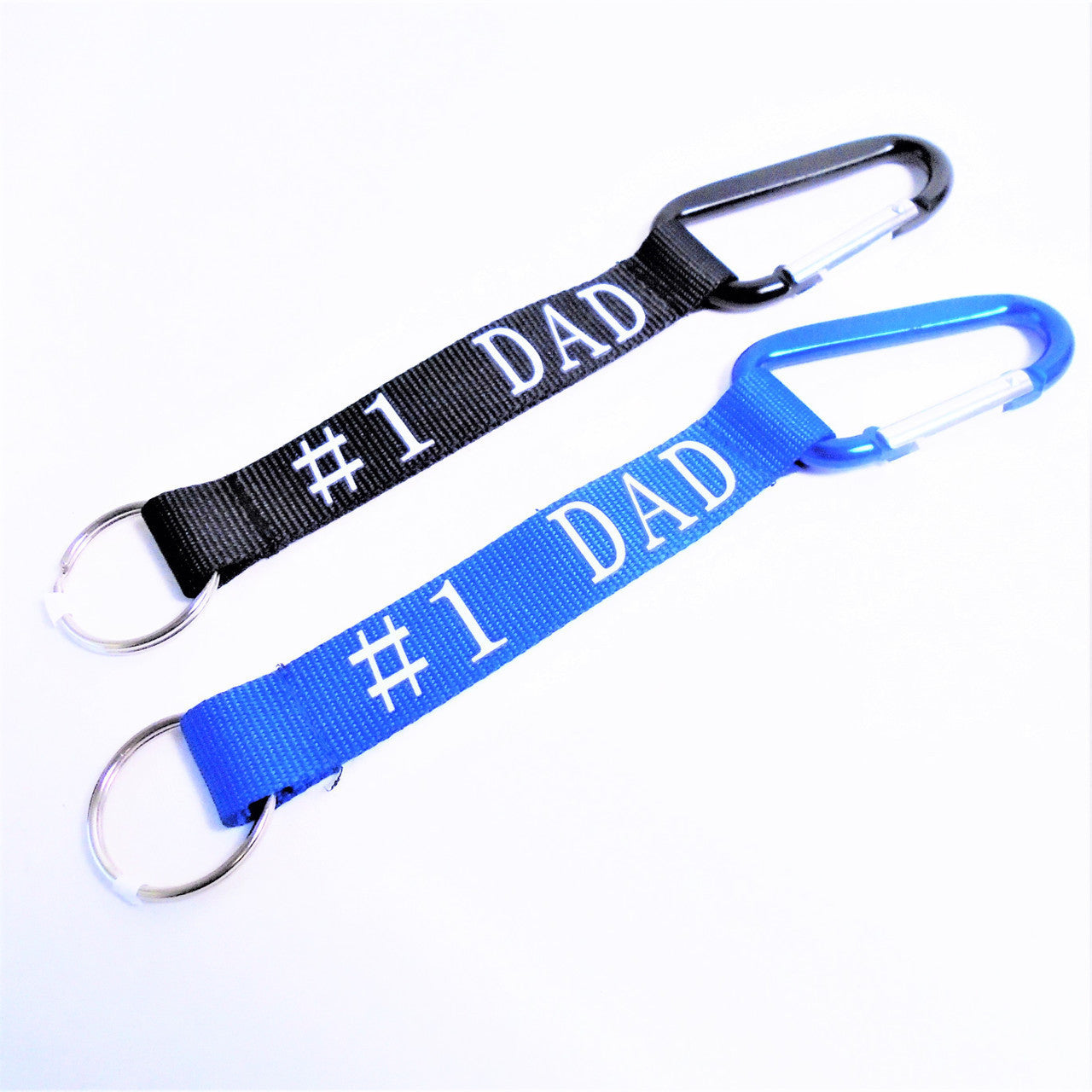 #1 Dad Strap with Carabiner Keychain Clip