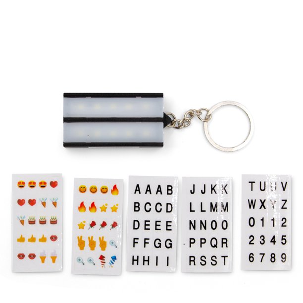 Mini Micro Marquee Sign Keychain