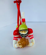 Load image into Gallery viewer, Football Player Ornament
