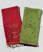 Load image into Gallery viewer, Natural Life Holiday Towel
