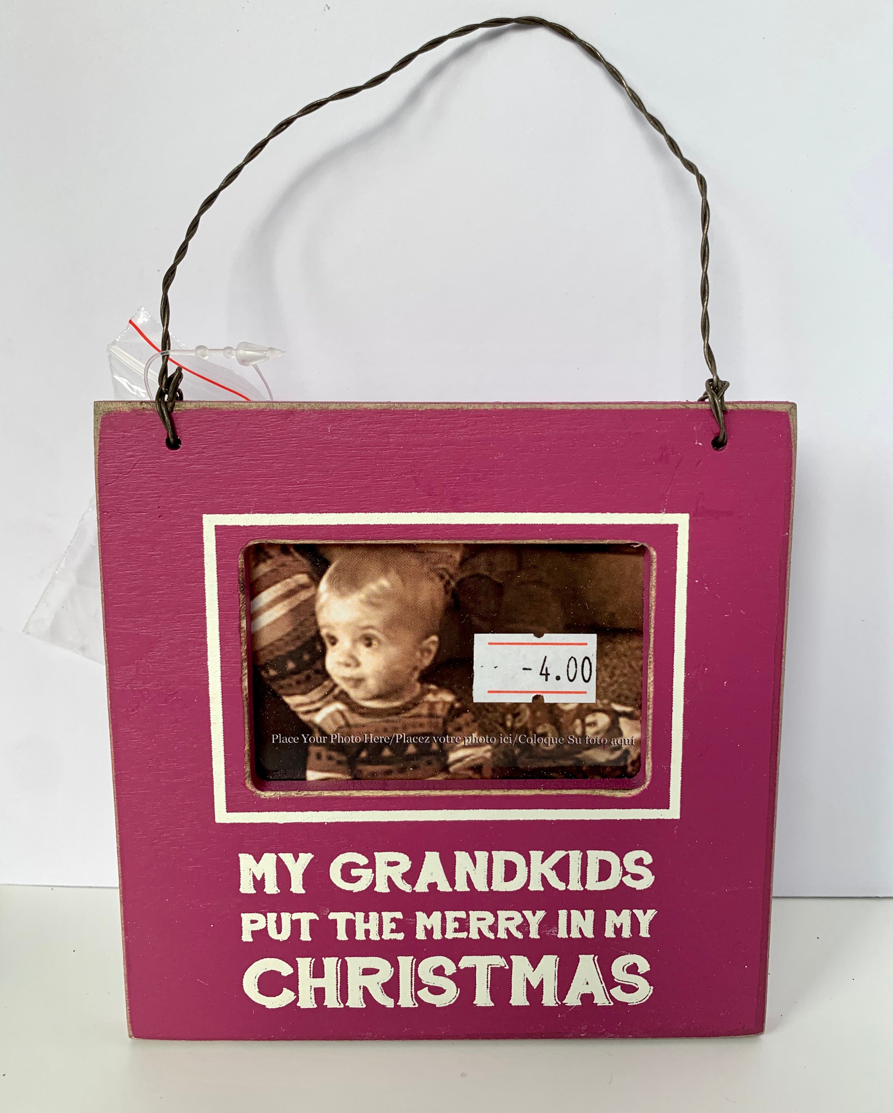 My Grandkids Mini Picture Frame Hanger