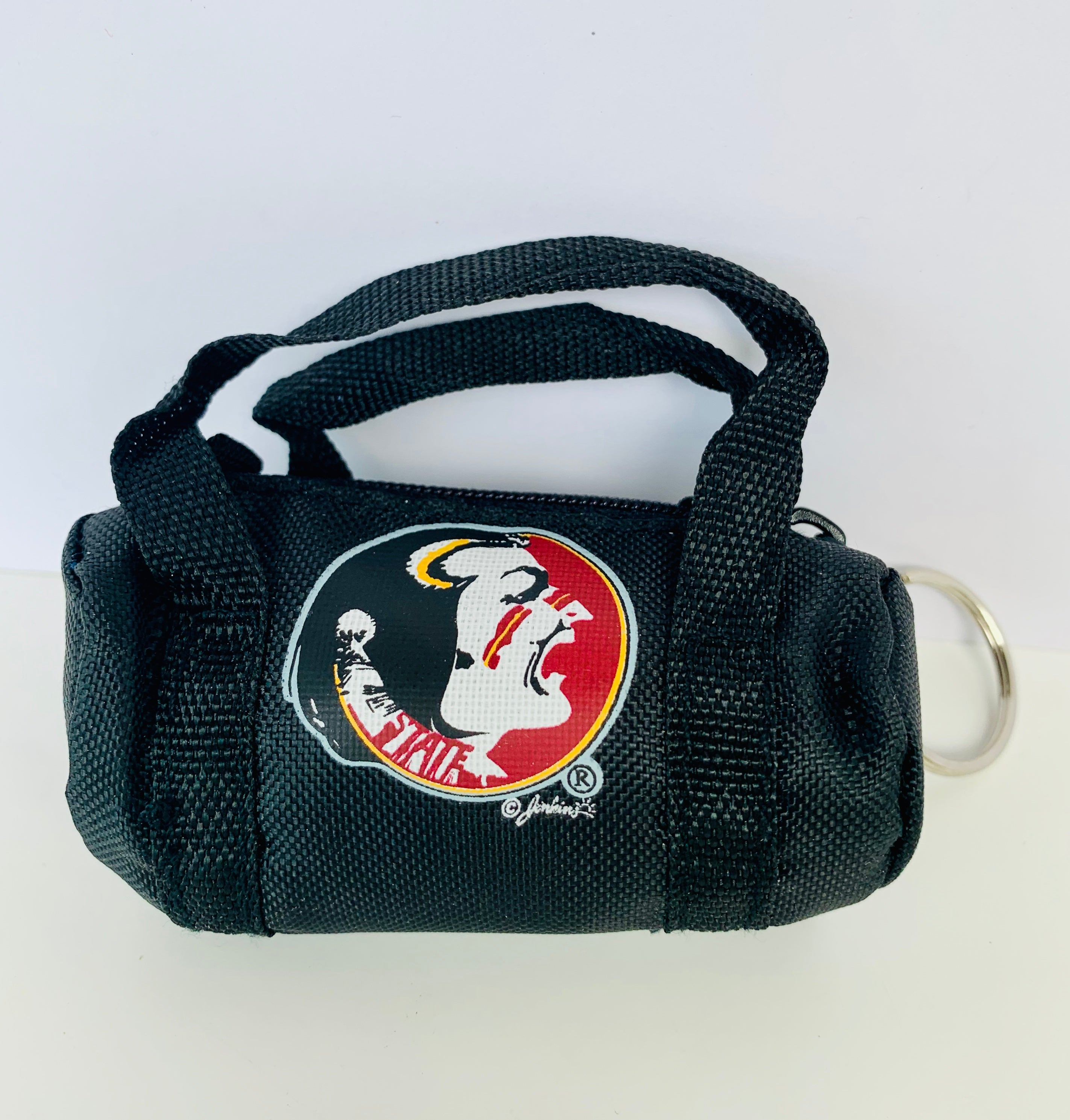 Key Ring Fsu Florida State (FSU) Mini Duffle Bag Keychain – Whimsy Daisy Holiday Shop