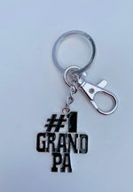 Load image into Gallery viewer, #1 Grandpa Keychain - metal
