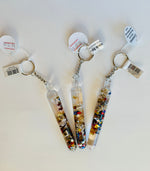 Load image into Gallery viewer, Baton Keychain with Shells
