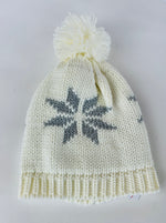 Load image into Gallery viewer, Snowflake Beanie Hat
