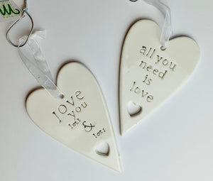 Love Ceramic Hearts