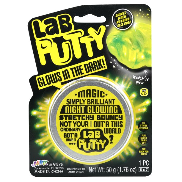 Glow in the Dark Lab Putty