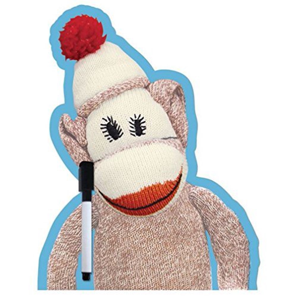 Sock Monkey Dry Erase Board