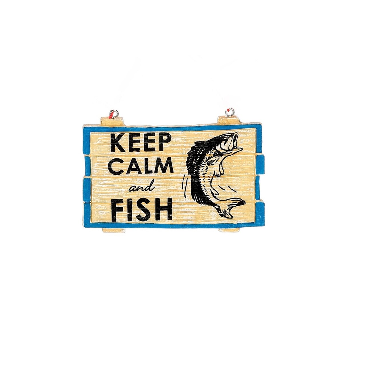 Keep Calm and Fish Ornament