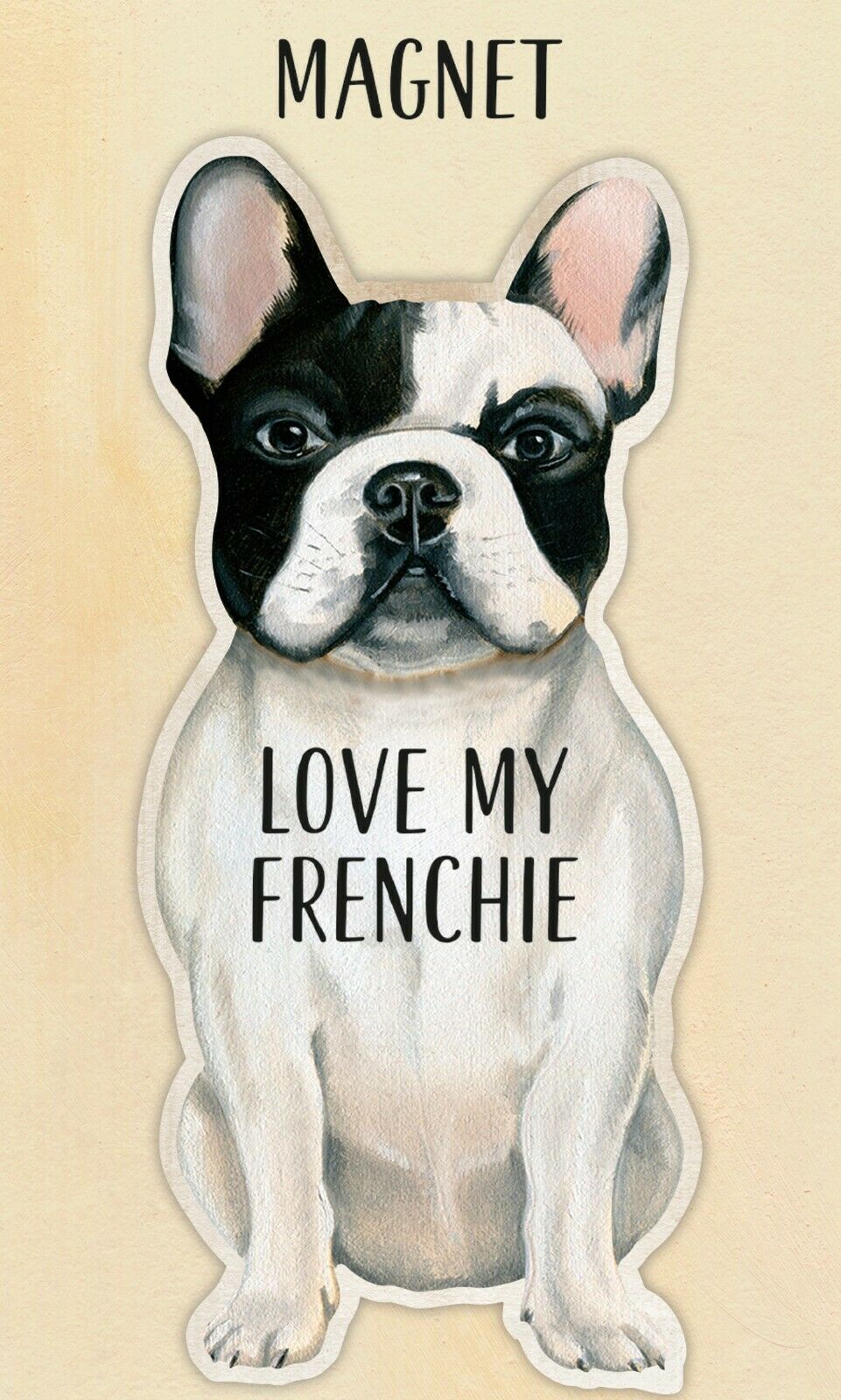 Frenchie Memo Holder / Magnet